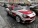 Start 58. ročníku Rallye Šumava na náměstí v Klatovech