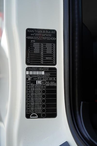 MAN TGS (2019) 33.420 / E 6 / WYWROTKA + HDS  - fotka 11 z 62