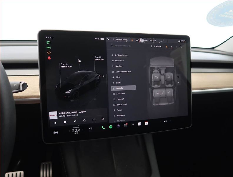 Tesla Model Y (2022) Long Range AWD 79kWh, SoH 91% - fotka 24 z 33