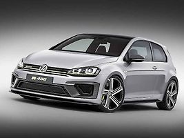 Koncept Volkswagen Golf R400.