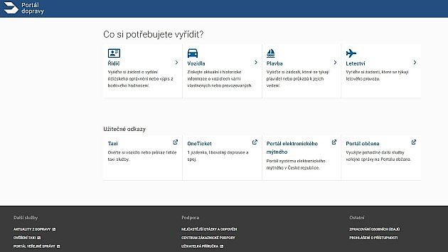 Portál dopravy funguje od konce roku 2022, zdroj: Portál dopravy