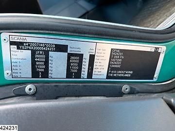 Scania (2016) P 410 6x2 valník + HR EURO 6 - fotka 11 z 15