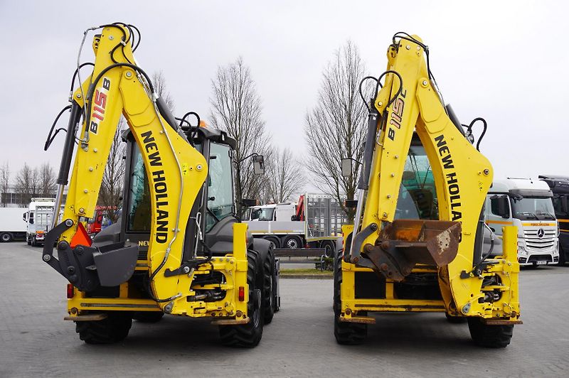 New Holland (2021) B 115 C backhoe loader/1000mth - fotka 4 z 24