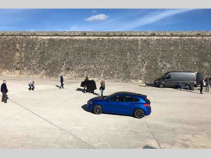 Ford Focus zachycený během oficiálního focení.