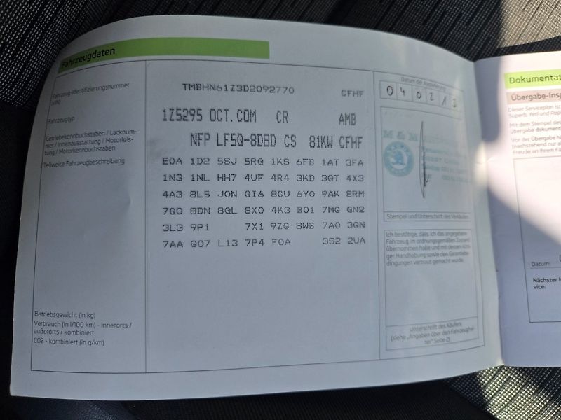 Škoda Octavia (2013) 2.0 TDI Serviska - fotka 22 z 31