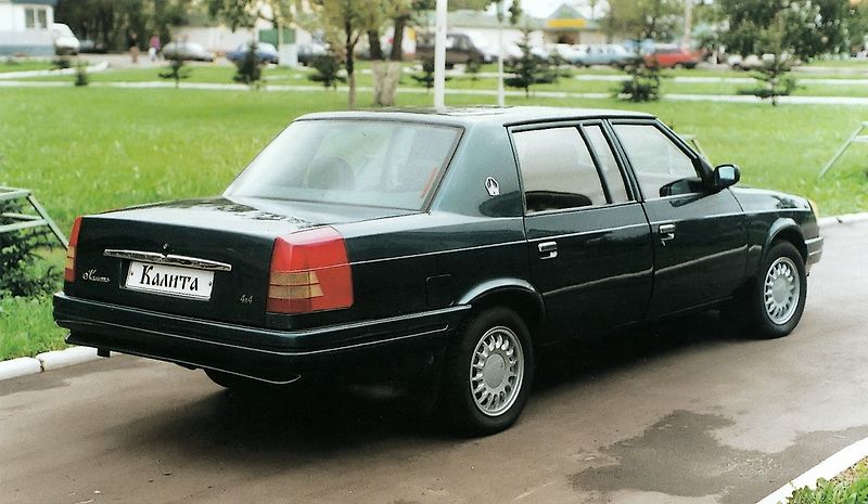 Kupé Moskvič 2142 Duet připomínalo americké vozy osmdesátých let.