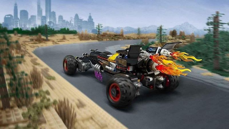 Chevrolet z lega postavil Batmobil v životní velikosti.