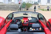 Z 33. Mezinárodního srazu Beetle a New Beetle na téma Naruby u zámku Kačina ve Svatém Mikuláši.