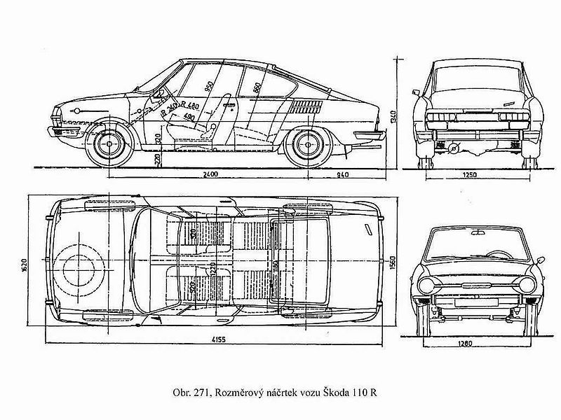 Škoda 110R se vyráběla deset let
