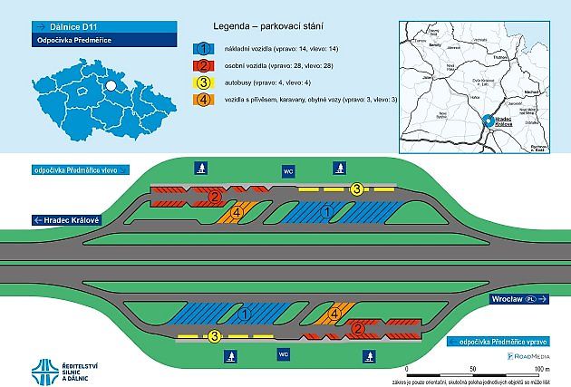 Takto by měla plánovaná odpočívka vypadat., zdroj: ŘSD