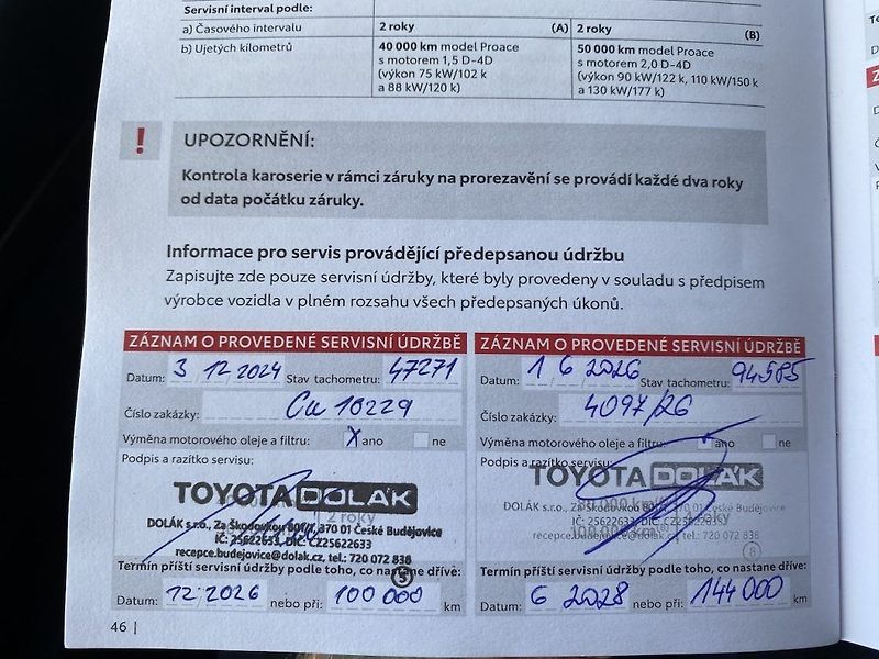 Toyota ProAce Verso 2.0D, ČR, Family L2, DPH - fotka 19 z 19