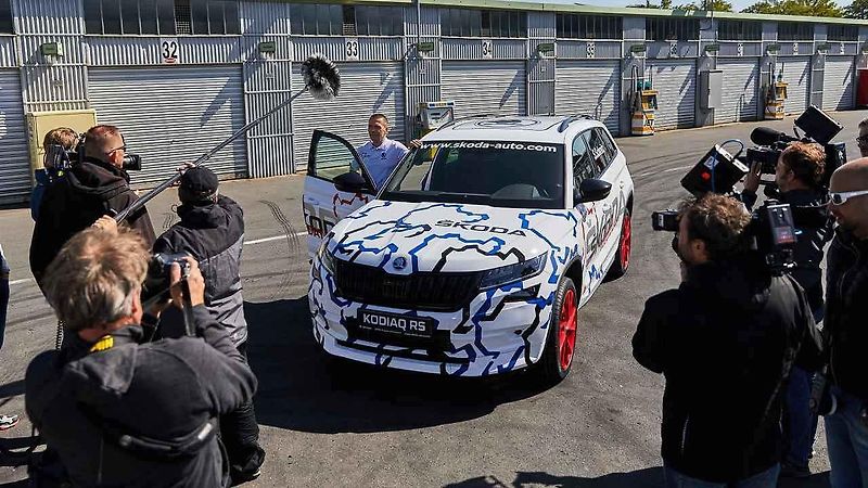 Škoda Kodiaq RS na Nürburgringu.