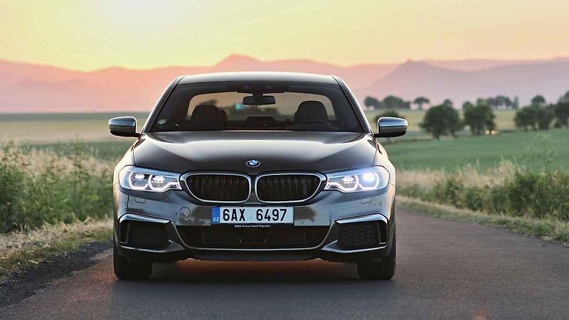 BMW M550d.