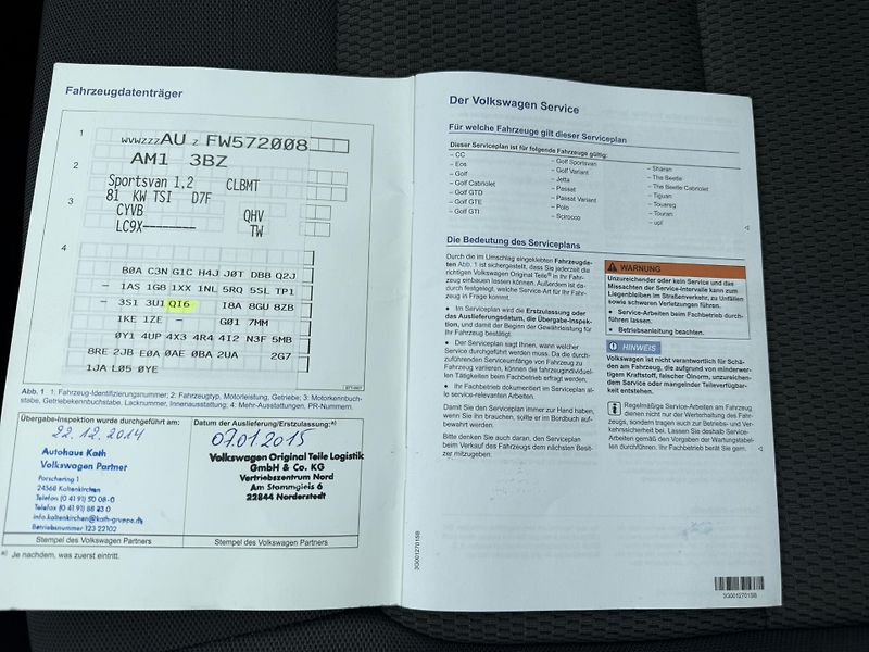 Volkswagen Golf Sportsvan (2015) 1.2 TSI plná ser. historie - fotka 27 z 37