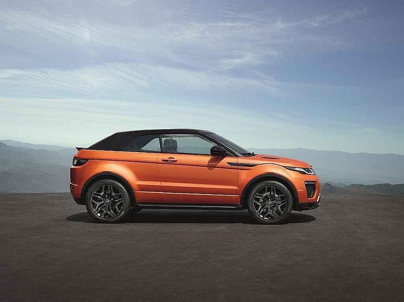 Range Rover Evoque Convertible.