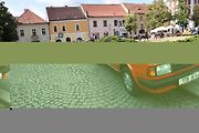 Ze startu XIV. Slánského okruhu - průjezd Londou.