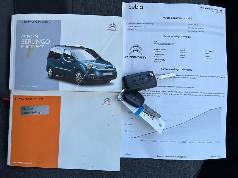 Citroën Berlingo (2017) 1.2PT Shine! NAVI! Tažné! 1.ma - fotka 20 z 37