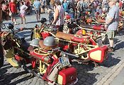 Sraz historických motocyklů Čechie-Böhmerland v Krásné Lípě