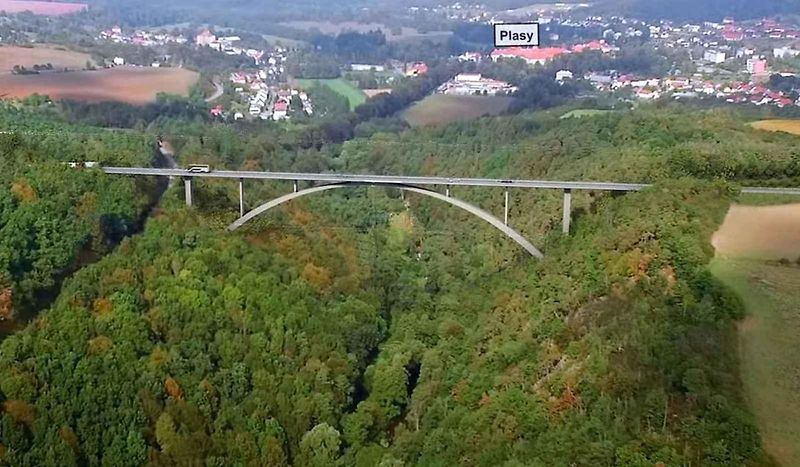 Budoucí most u Plas.