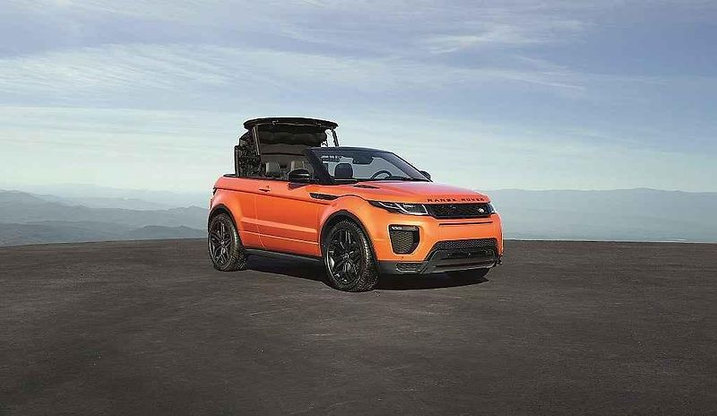 Range Rover Evoque Convertible.