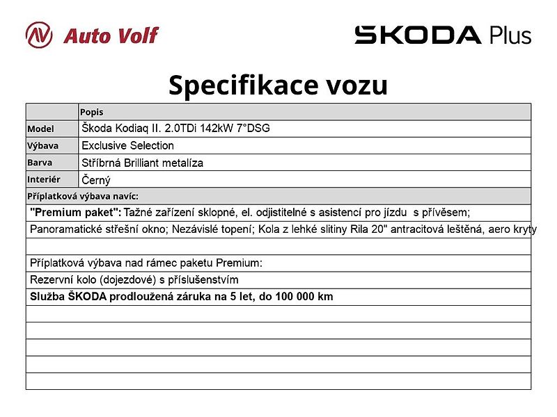 Škoda Kodiaq (2024) SELEC 4X4 TD 142/2.0 A7A - fotka 6 z 31