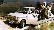 Polski Fiat 126p „Maluch“.