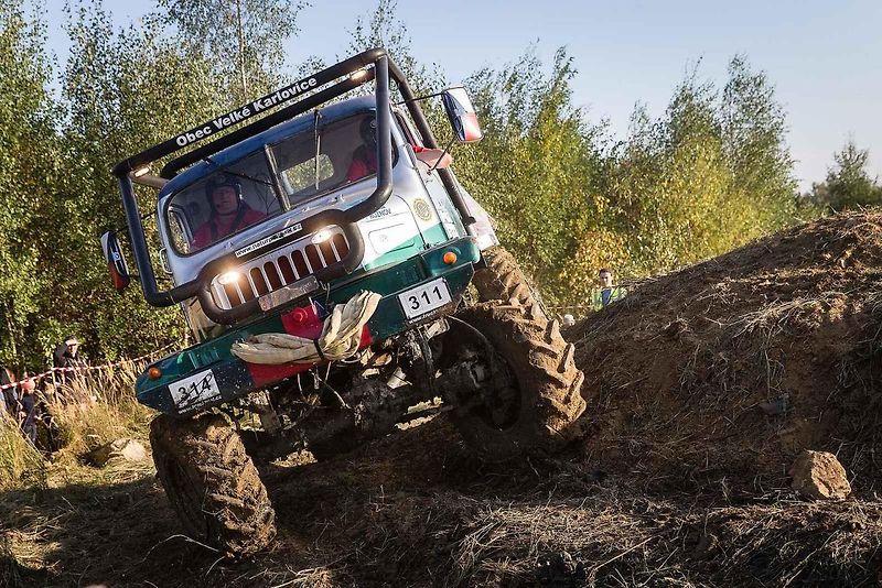 Trucktrial v Pístově u Jihlavy.