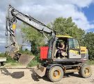 Volvo (2014) EW140D bagr 17t vývody 4lopaty - náhled 2