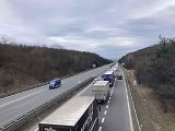 Ve středu se na dálnici D1 ve směru na Brno tvořila i kolona.