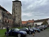 Sraz vozů Porsche ve Švihově na hradě.