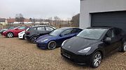 Ojeté vozy Tesla.
