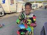 Desetiletý Šimon Kučeřík je mistr České a Slovenské republiky v silničních motocyklových závodech miniracing.