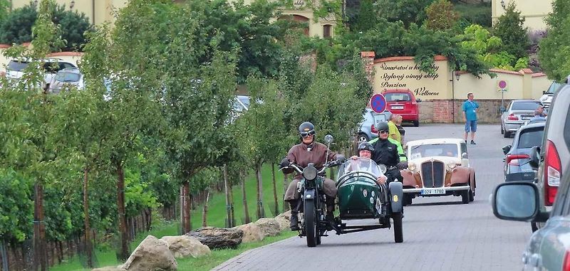Pálavský Oldtimer přilákal na Břeclavsko desítky elegantnch veteránů.