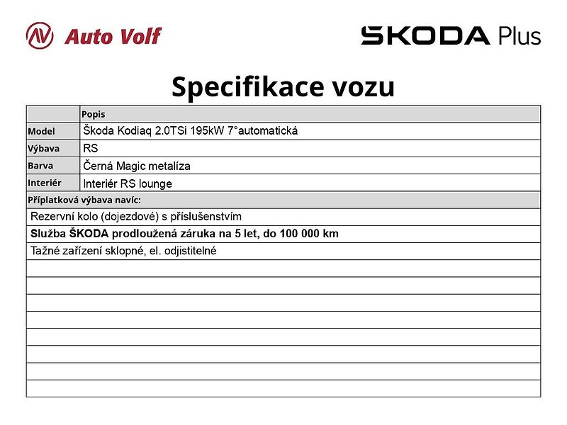 Škoda Kodiaq (2025) RS 2.0TSi 195kW 7°automatická - fotka 6 z 31