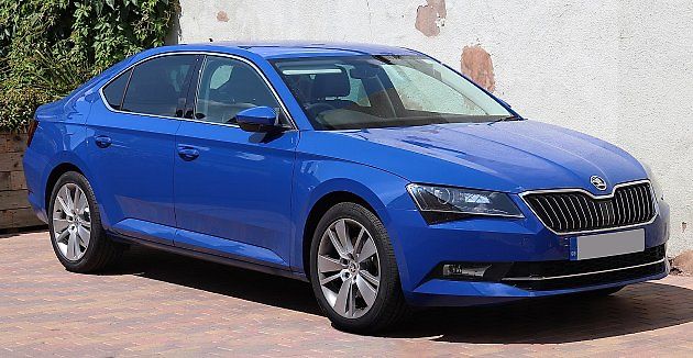 Vůz Škoda Superb., zdroj: Wikimedia Commons, Vauxford, CC BY-SA 4.0