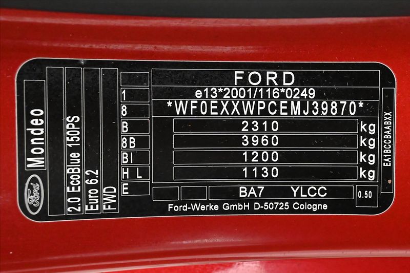 Ford Mondeo 2,0 EcoBlue 110 kW Titanium Zá - fotka 12 z 29