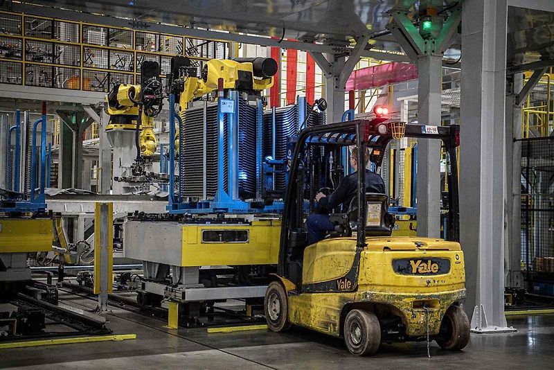 Automobilka Hyundai v Nošovicích, leden 2022.