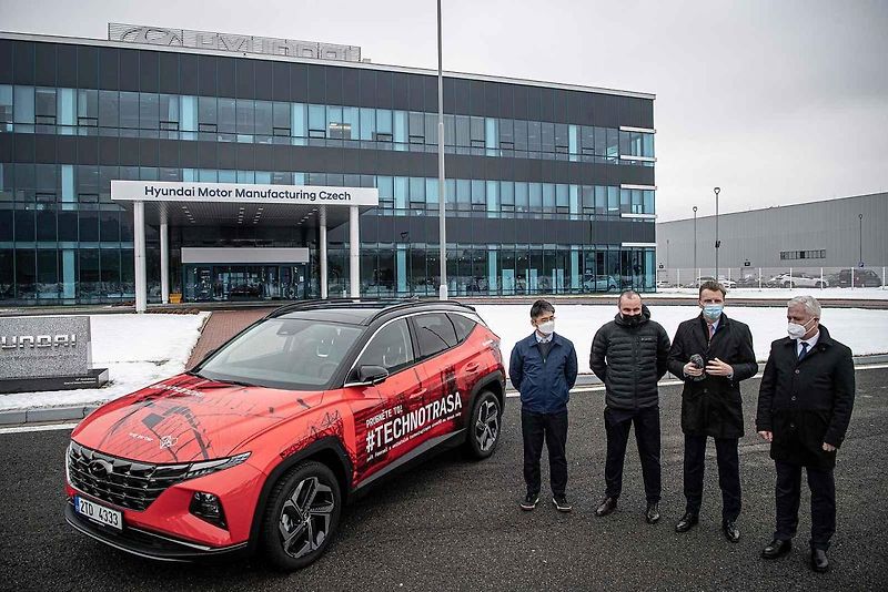 Automobilka Hyundai v Nošovicích, leden 2022.