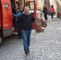 Z natáčení komedie Když se zhasne v Olomouci
