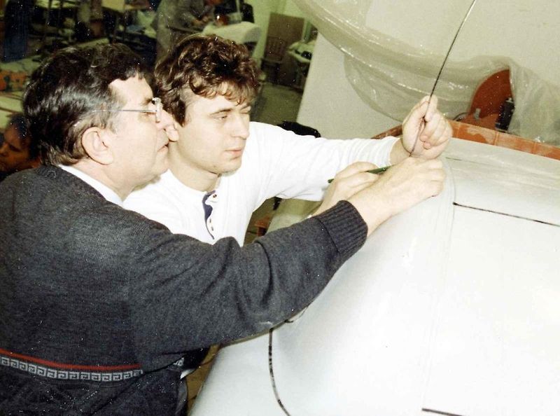 Jiří Král ve svém ateliéru