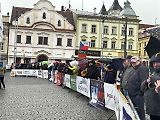 Start 58. ročníku Rallye Šumava na náměstí v Klatovech