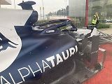 Monopost stáje AlphaTauri je do 24. října k vidění na čerpací stanici Orlen Devět křížů u dálnice D1.
