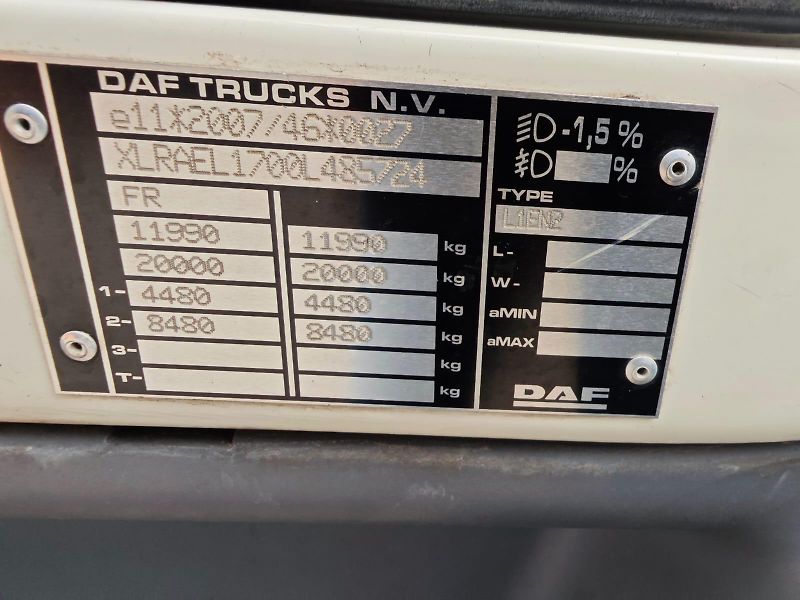 DAF LF 260, 12t, čelo, 117 TKM - fotka 15 z 23