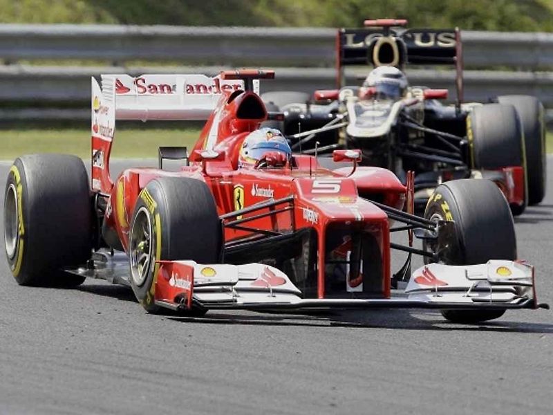 Lewis Hamilton ve Velké ceně Maďarska.