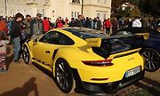 Luxusní supersporty projely západ Čech, milionové rarity přibrzdily v Kynžvartu
