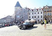 Za charitativním srazem amerik v jihočeském Táboře stojí vojenský policista Jaroslav Grepl (37), pomáhá už 7. rokem.