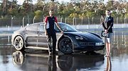 Porsche Taycan - rekord v driftování