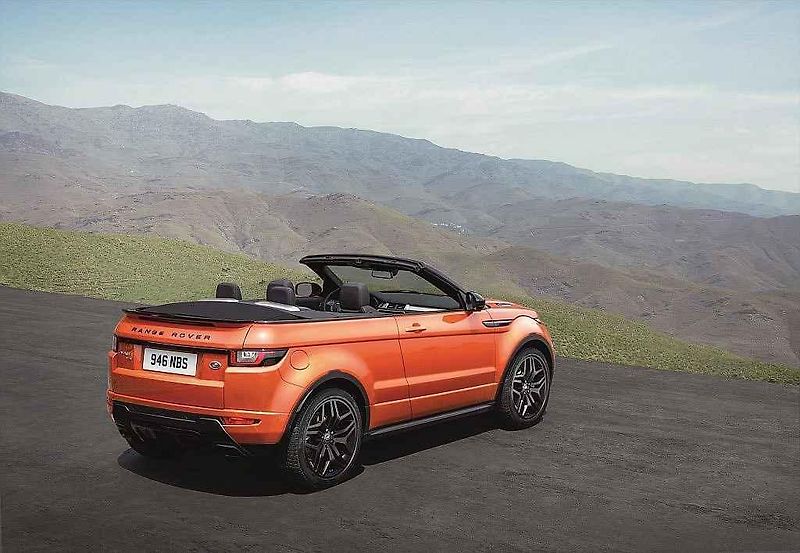Range Rover Evoque Convertible.