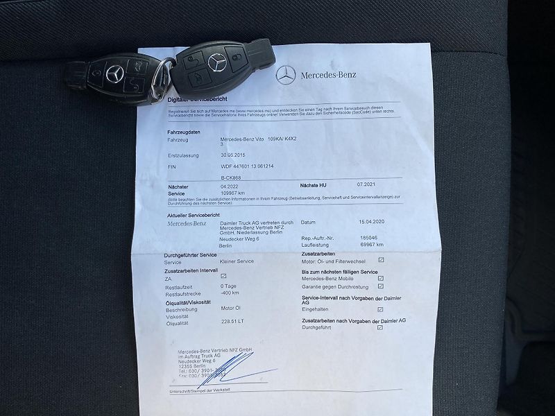 Mercedes-Benz Vito 109 CDI - 1xMAJ.- DPH - 158TKM - fotka 25 z 31