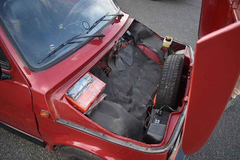 Fiat 126p z roku 1986 je využíván téměř každý den